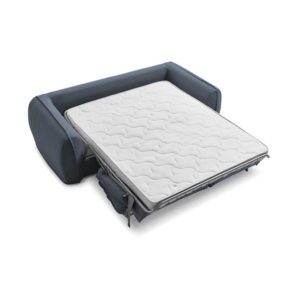 Sinine diivan igapäevaseks magamiseks/kokkupandav voodi 236 cm Archimede - Bobochic Paris-image-4