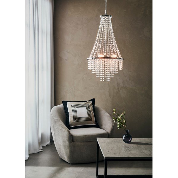 Valge rippvalgusti Lühter, ø 38 cm Allington - Markslöjd-image-1