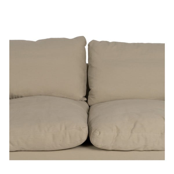 Beež linane diivan 180 cm - Ixia-image-4