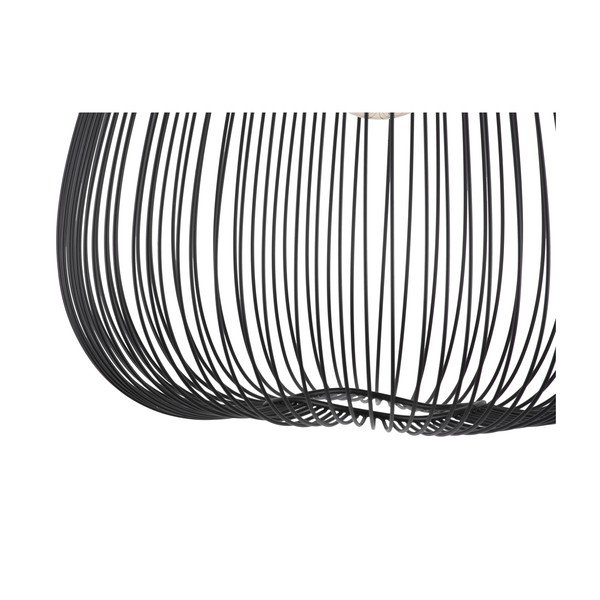 Must metallist rippvalgusti Lucid, ø 35 cm - Leitmotiv-image-4