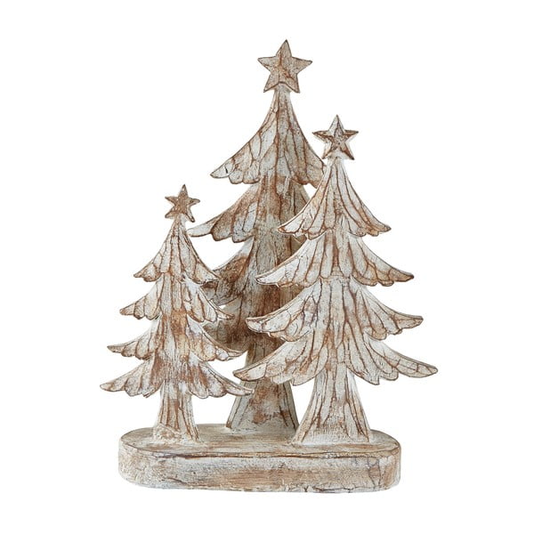 Dekorace s vánočními stromky KJ Collection, výška 29 cm