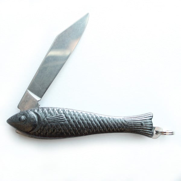 Černý český nožík rybička