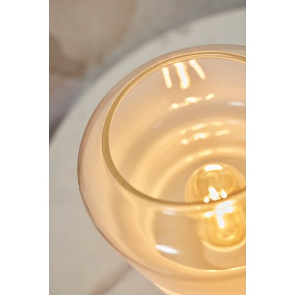 Valge klaasist varjuga lauavalgusti (kõrgus 23 cm) Verona - it's about RoMi-image-4