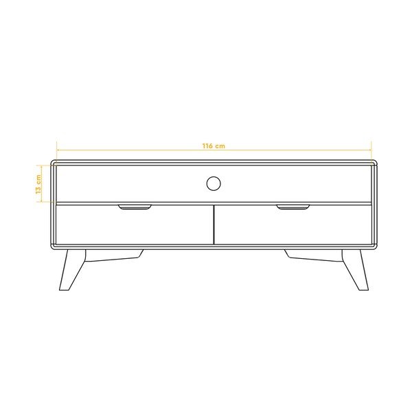 TV laud pöögist 120x48 cm Greg - The Beds-image-3