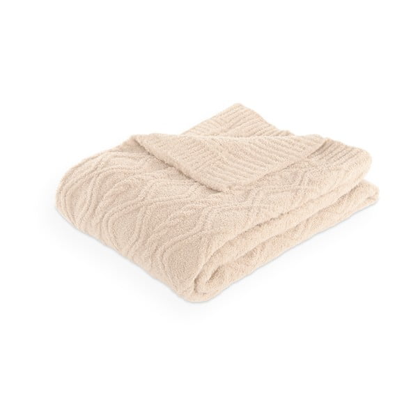 Elevandiluu värvi mikroplüüsist tekk 130x170 cm Aspen - Tiseco Home Studio