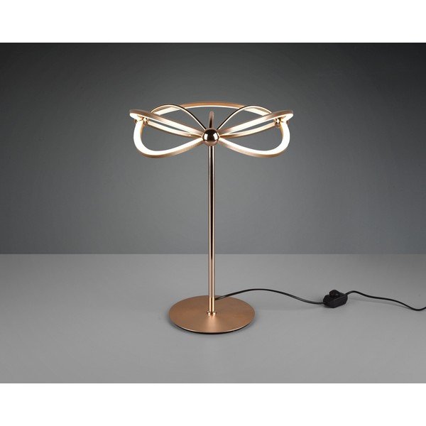 Messingivärvi LED-laualamp hämardatava valgusega (kõrgus 50 cm) Charivari - Trio-image-1