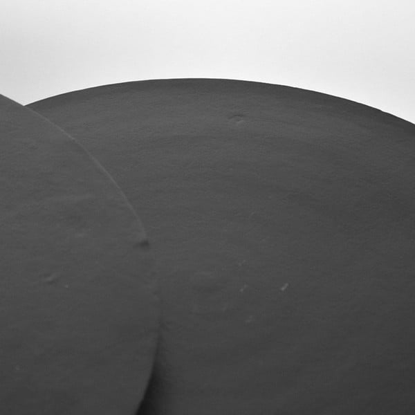 Mustad metallist ümmargused diivanilauad 2tk ø 75 cm Grand - LABEL51-image-3