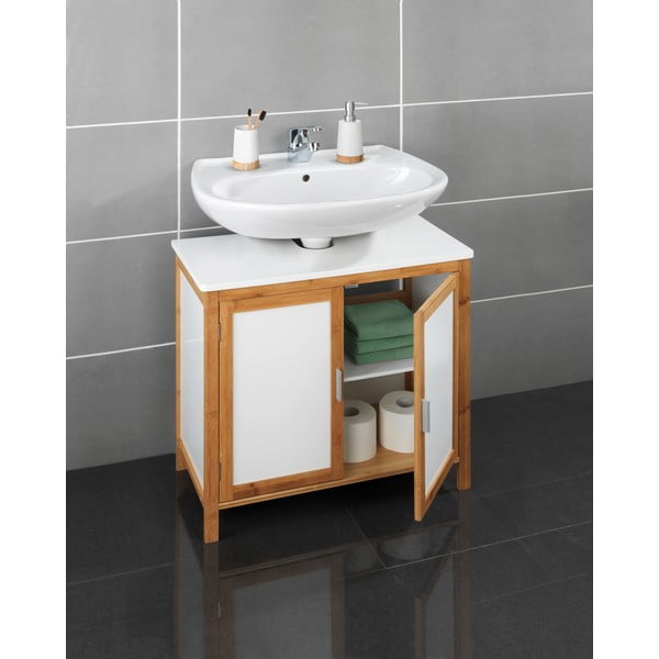 Bambusest valmistatud vannitoakapp Finja - Wenko-image-1