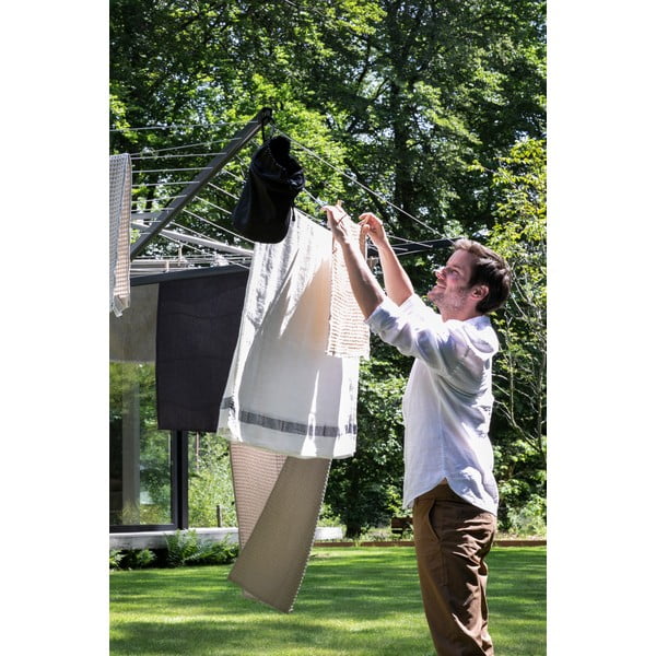 Antratsiitne välitingimustes kasutatav pesukuivatusrest 50m Topspinner - Brabantia-image-4