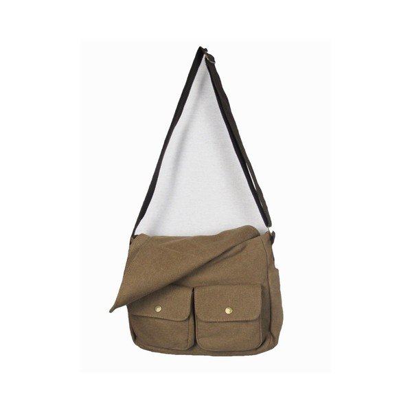 Hnědá plátěná taška Sorela Rania-image-2