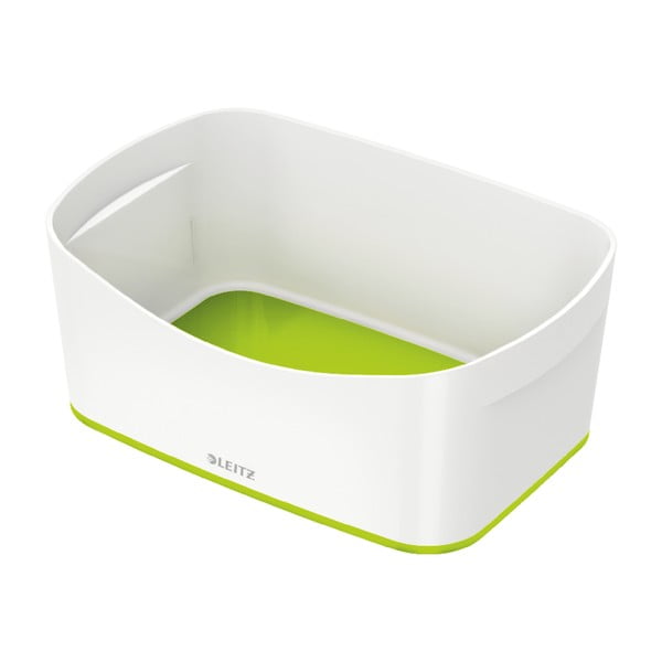 Valge-roheline plastikust hoiukarp MyBox - Leitz