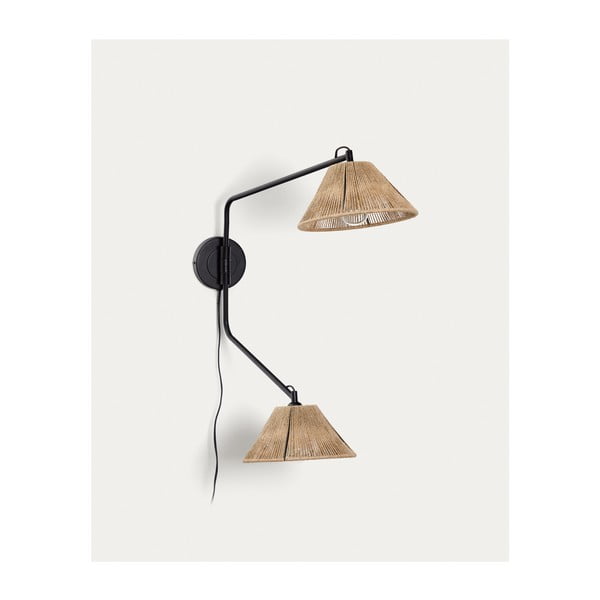 Must seinavalgusti Pontos - Kave Home-image-3