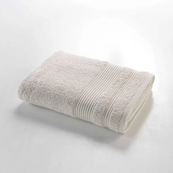 Beež frotee puuvillane vannirätik 70x130 cm Tendresse - douceur d'intérieur