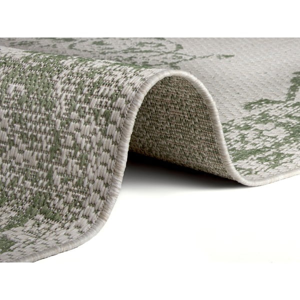 Roheline ja beež õuevaip Oslo, 80 x 150 cm - Ragami-image-1