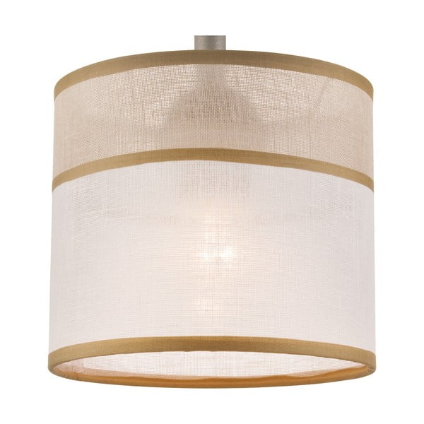 Helepruun laevalgusti tekstiilist varjuga ø 16 cm Andrea - LAMKUR-image-4