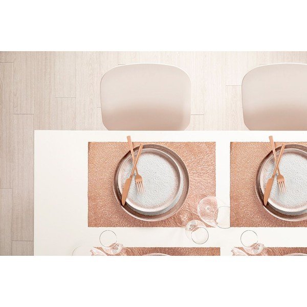 Roosakas kuldne taldrik, 30 x 45 cm - Tiseco Home Studio-image-1