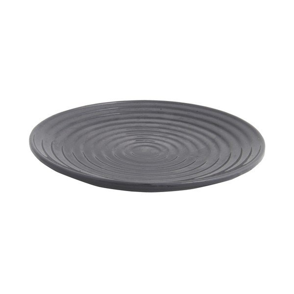 Šedá keramická koupací miska pro ptáky Esschert Design, ⌀ 27,4 cm