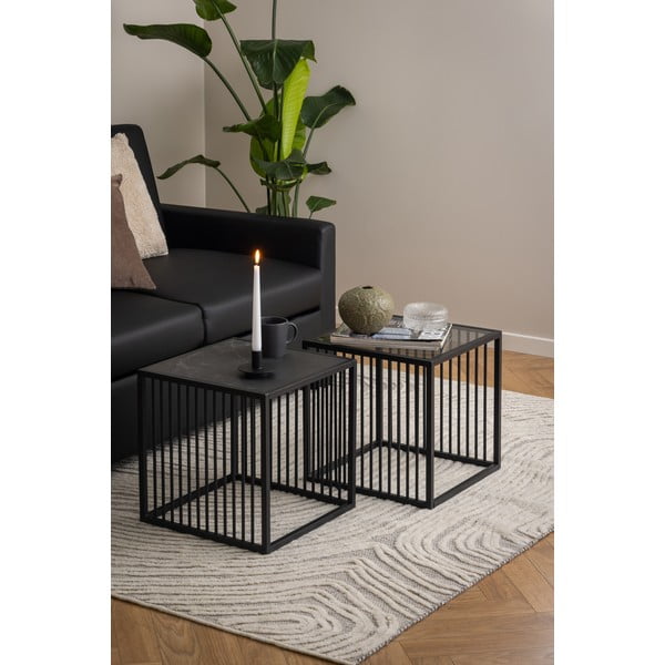 Kividekooriga laud 40x40 cm Strington - Actona-image-1