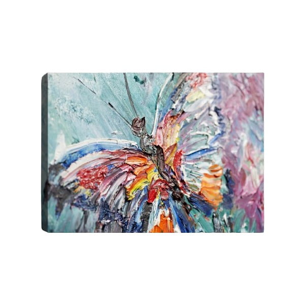 Maal, 70 x 50 cm One Butterfly - Tablo Center