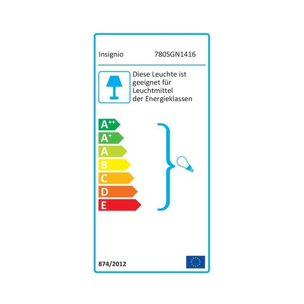 Stojací lampa s bílým stínítkem Insignio Aiden-image-3