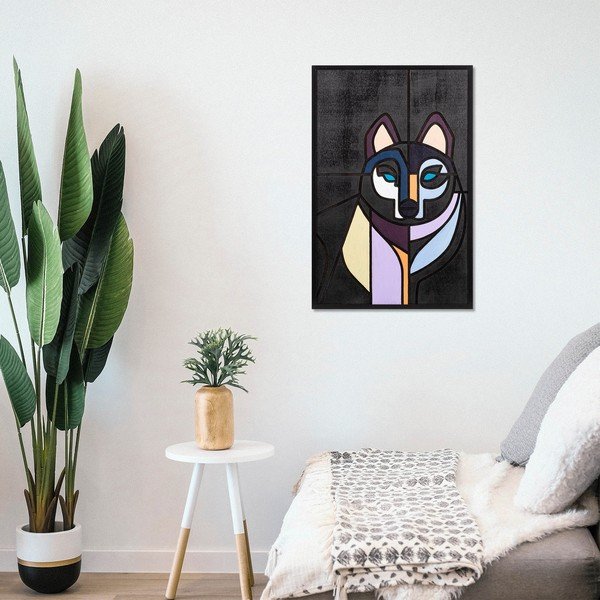 Maal 39x59 cm Wolf - Wallity-image-2