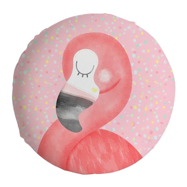 Polštář Pooch Flamingo, 48 x 48 cm