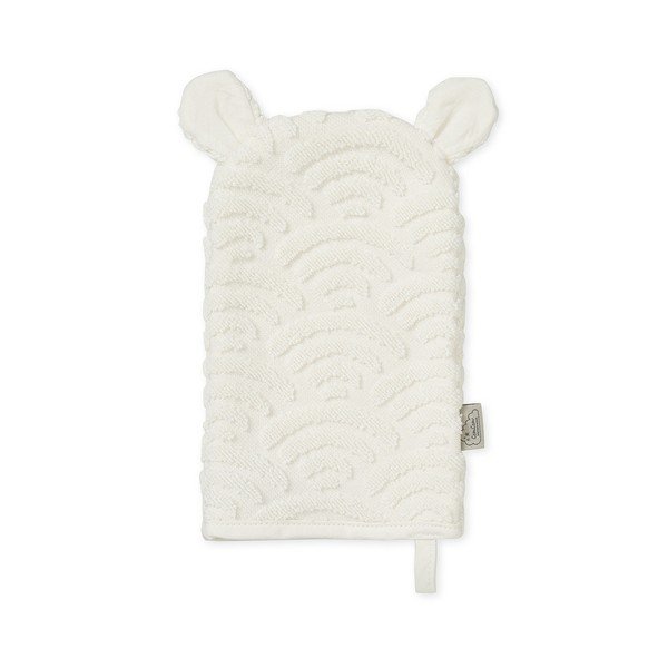 Elevandiluu värvi orgaanilisest puuvillast pesulapp 14x22 cm Off-White - Cam Cam Copenhagen