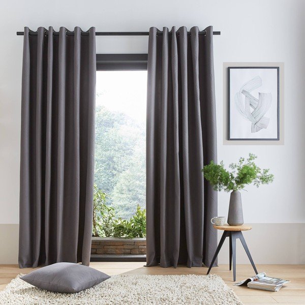 Hallid kardinad 2 tk 183x168 cm komplektis Pinsonic - Catherine Lansfield-image-1