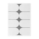 Must-valge sise- ja välivaip 200x290 cm Duet Bowen - NORTHRUGS