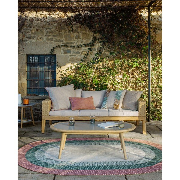 Eukalüptist valmistatud aialaua betoonplaadiga Nina Glynis - Kave Home-image-4