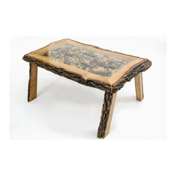 Ručně vyrobený konferenční stolek z dubového dřeva Miyola