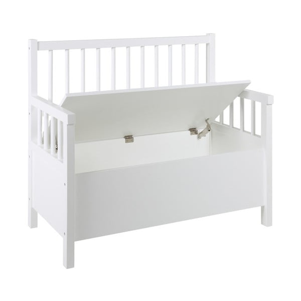 Valge söögipink koos hoiuga Assila Aster - Actona-image-2