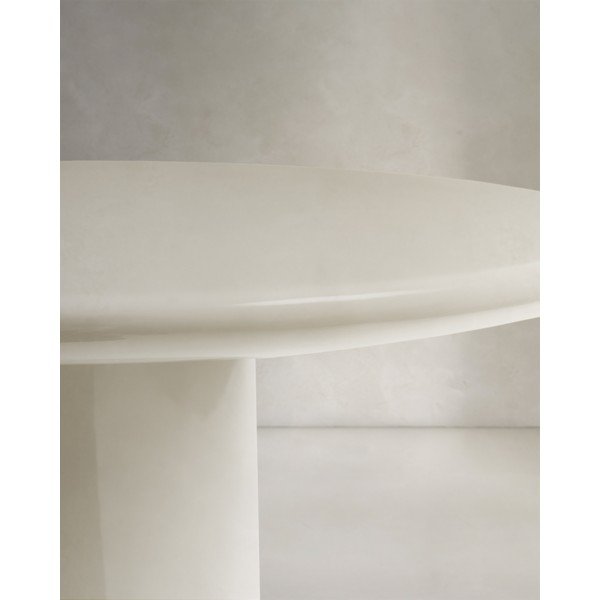 Betoonist ümmargune aia diivanilaud ø 85 cm Albanella - Kave Home-image-4