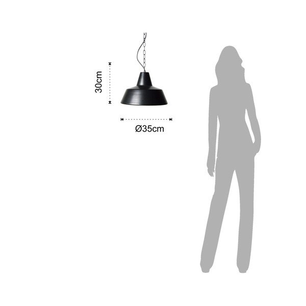 Černé závěsné svítidlo Tomasucci Loft-image-1