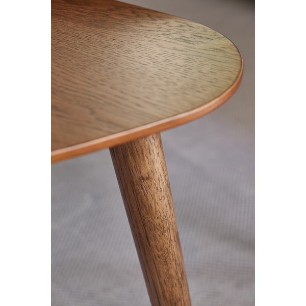 Pruunid tammepuidust diivanilauad  2 tk 70x100 cm komplektis Adda - Unique Furniture-image-3