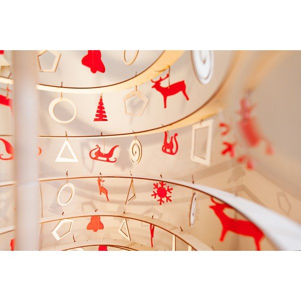 Puidust dekoratiivne jõulupuu Large, kõrgus 138 cm - Spira-image-4