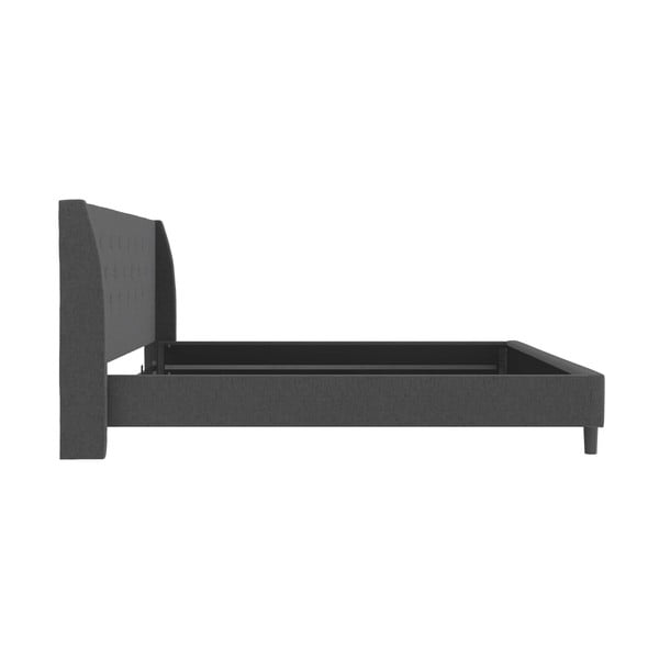 Tumehall polsterdatud kaheinimesevoodi 180x200 cm Her Majesty - Støraa-image-4