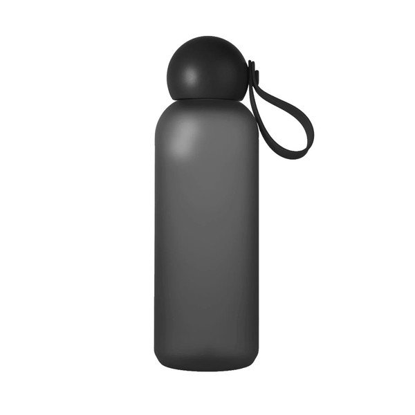 Must reisipudel taaskasutatud plastist 650 ml Tom - Sagaform