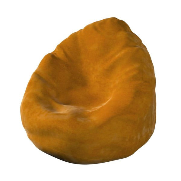 Oranž istumiskott Posh Velvet - Yellow Tipi