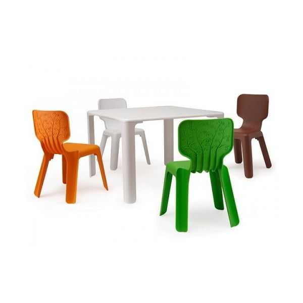 Dětská zelená stohovatelná židle Magis Alma-image-1