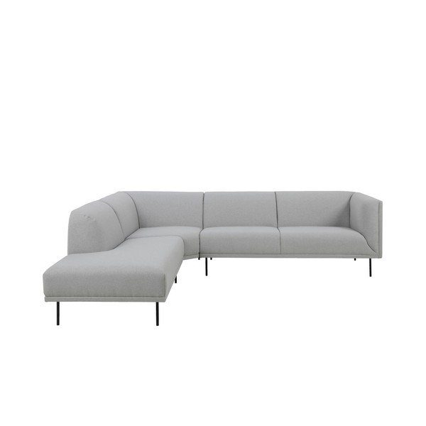 Světle šedá rohová pohovka Actona Nevada, levý roh-image-1
