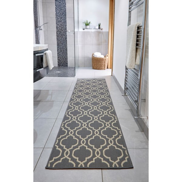 Hall/beež õuevaip 66x230 cm Milan - Flair Rugs-image-1