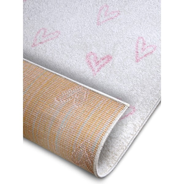Roosa-valge laste vaip 120x170 cm Hearts - Hanse Home-image-4