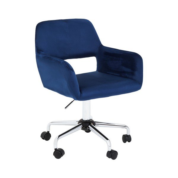 Sinine polsterdatud kontoritool Brent - Premier Housewares
