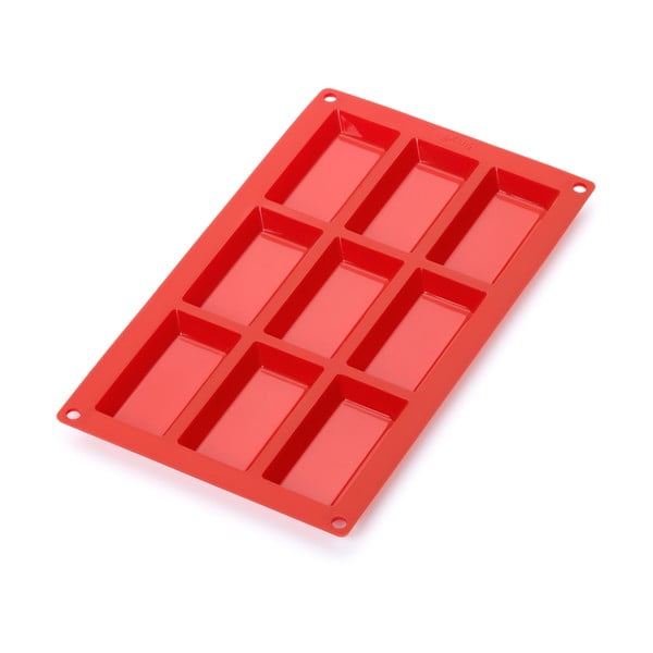 Punane silikoonvorm 9 minidesserdi jaoks - Lékué