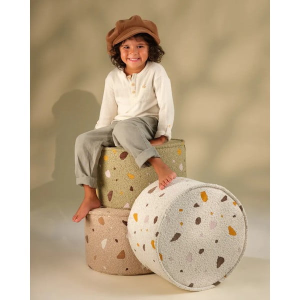 Helepruun buklee/šenillkangast laste tumba Terrazzo - Wigiwama-image-4