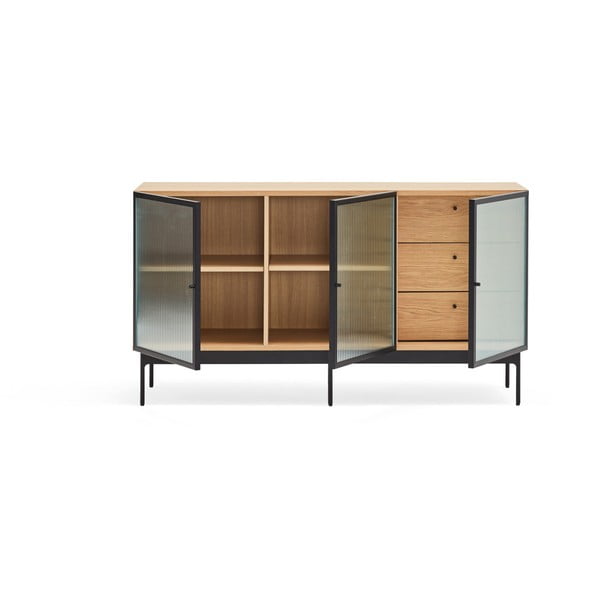 Vitriin tammepuust 140x78 cm Blur - Teulat-image-2