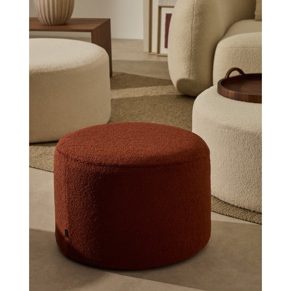 Terrakottapunane bukleekangast tumba Kaeli - Kave Home-image-1