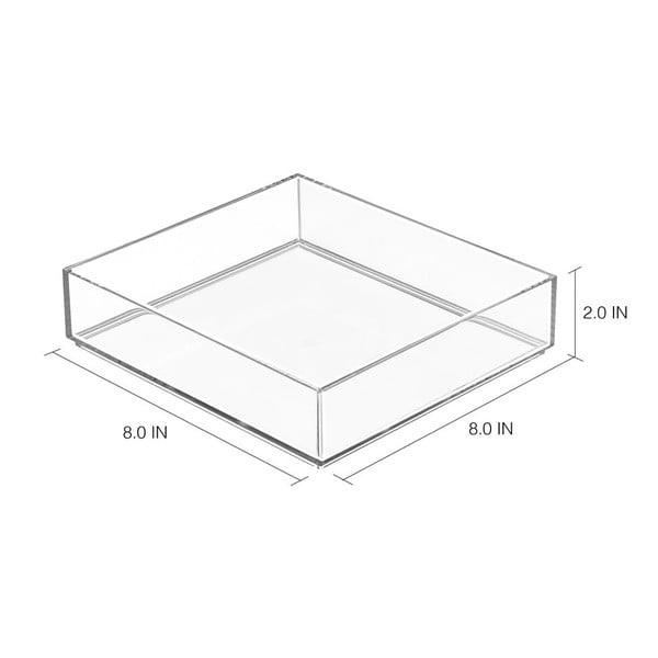Läbipaistev organiseerija, 20 x 20 cm Clarity - iDesign-image-1