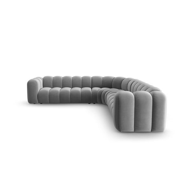 Helehall sametist mooduldiivan Lupine - Micadoni-image-2